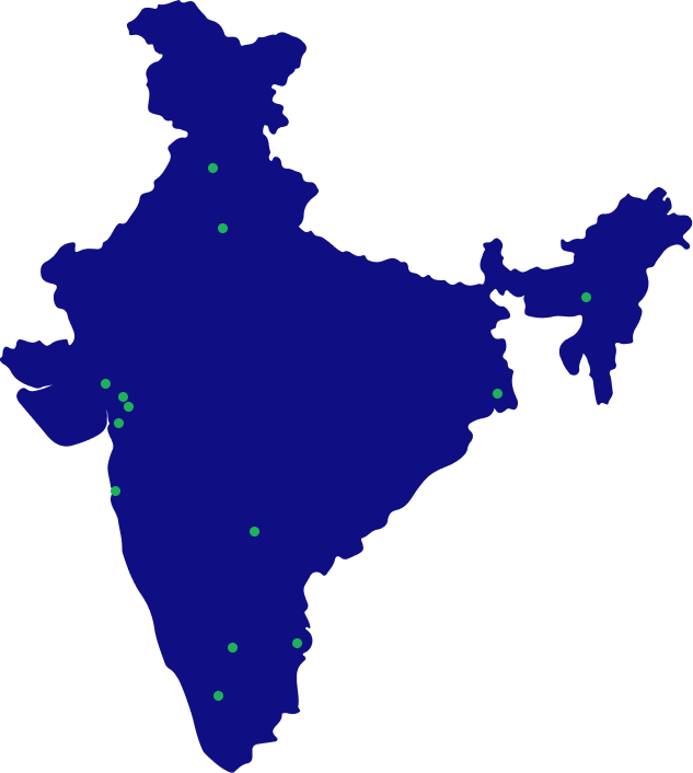 India Map with PL Branch